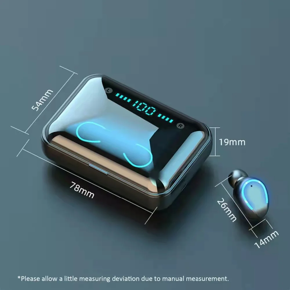 TWS 9D HiFi Bluetooth Compatible Headphones Bass Stereo Wireless Earphones Sports Waterproof Earbuds With Mic Headsets-028
TWS 9D HiFi Bluetooth Compatible Headphones Bass Stereo Wireless Earphones Sports Waterproof Earbuds With Mic Headsets-028