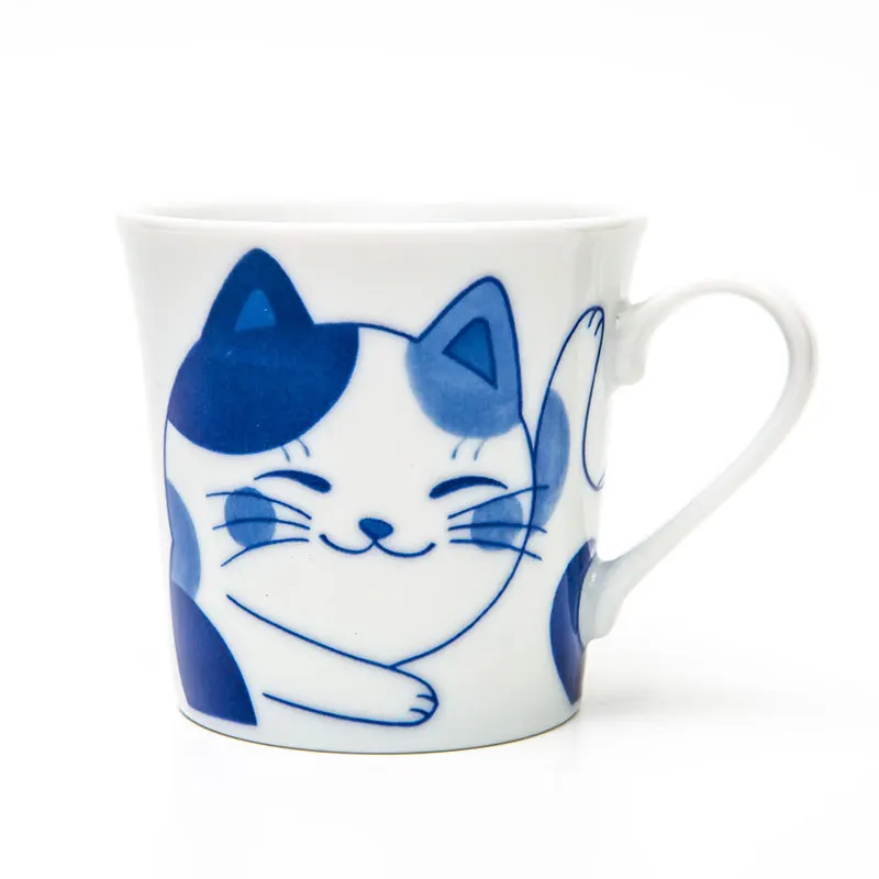 Zhaocai Cat Coffee Cup Underglaze Color Ceramic and Wind Mug Creative Cartoon Large Capacity Tea Cup Attracts Wealth
Zhaocai Cat Coffee Cup Underglaze Color Ceramic and Wind Mug Creative Cartoon Large Capacity Tea Cup Attracts Wealth