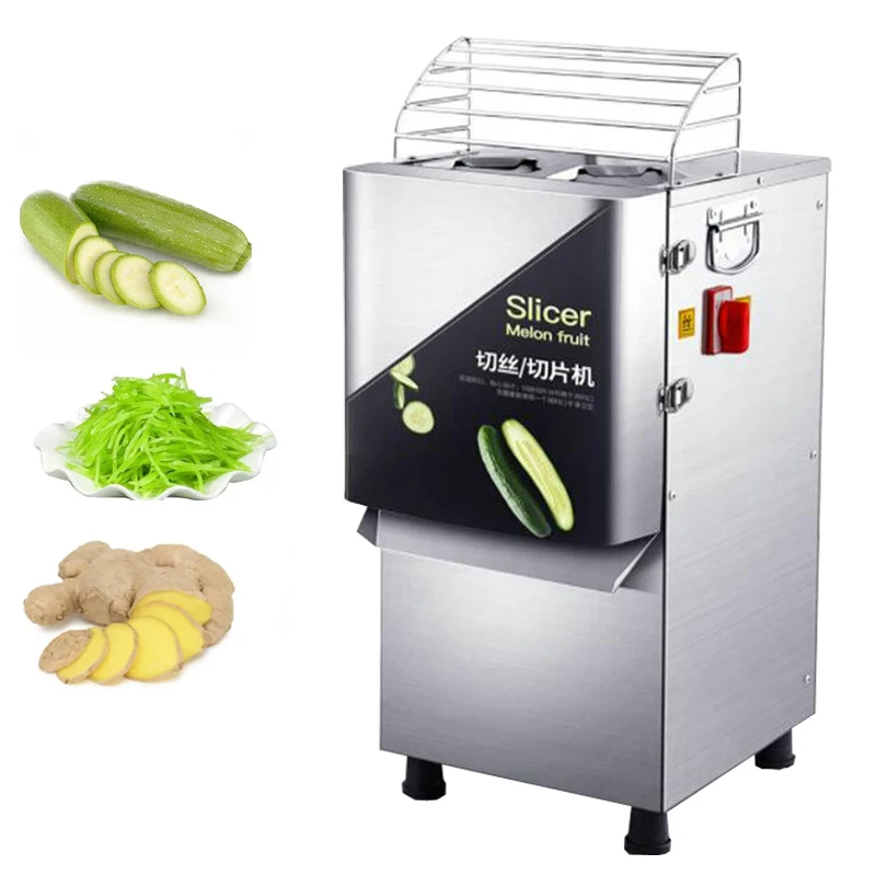 

Stainless Steel Vegetable Cutter Machine Electric Potato Cucumber Ginger Cutter Shredding Machine Onion Slicer Machine