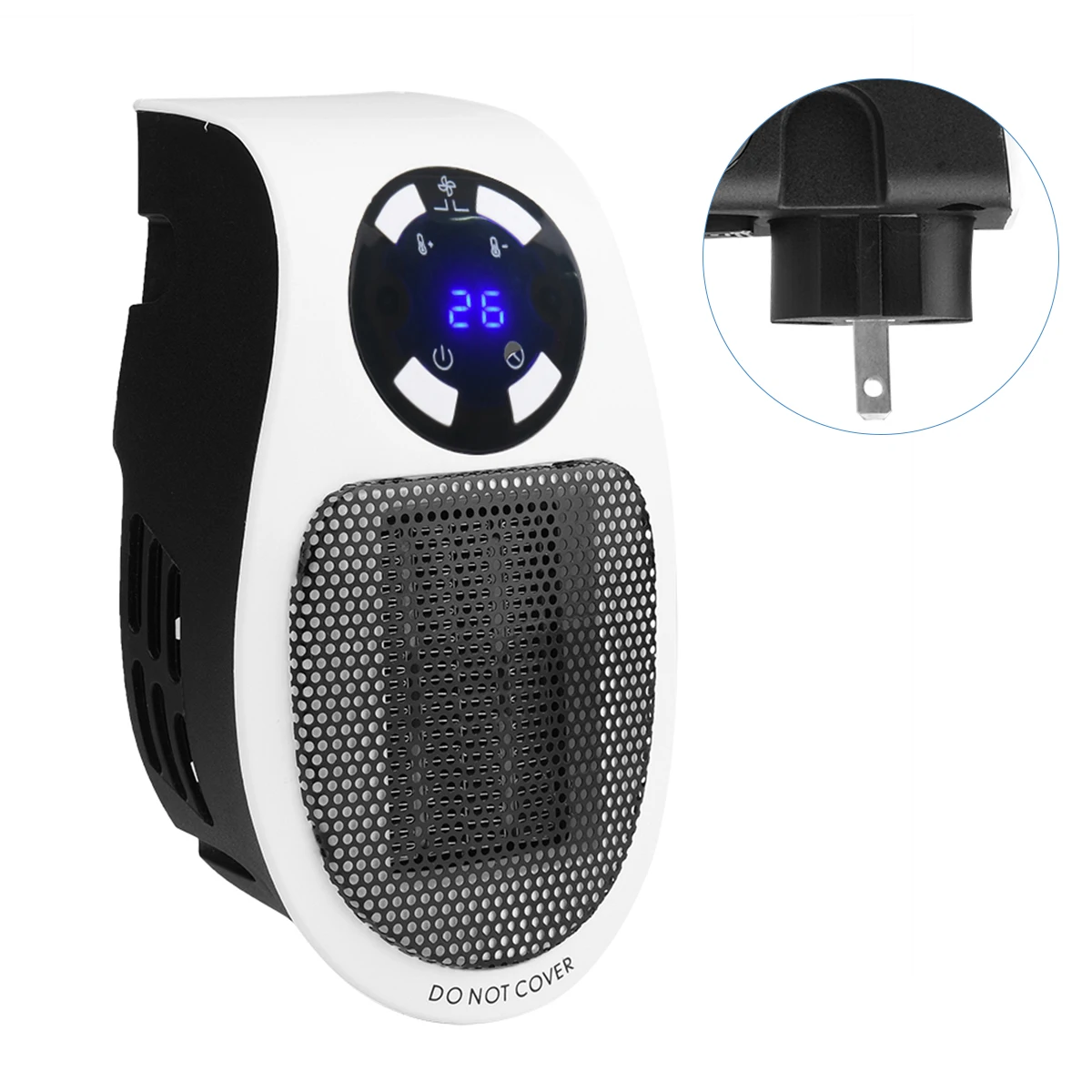 500W Portable Wall Mount Electric Heater Fan Mini Handy Timing Air Warmer - US Plug Electric Heater
500W Portable Wall Mount Electric Heater Fan Mini Handy Timing Air Warmer - US Plug Electric Heater
