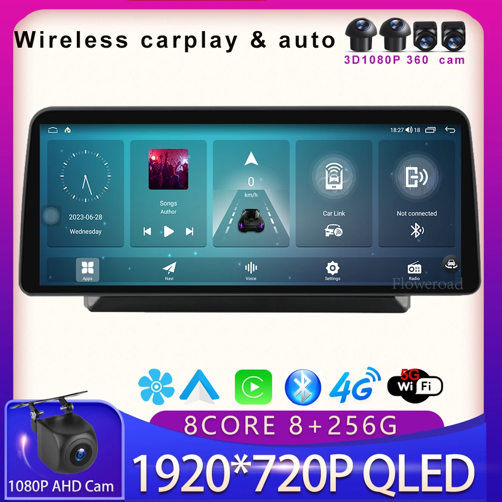 Автомобильный радиоприемник 12,3 дюймов Android 13, беспроводной видеопроигрыватель для Toyota Hiace 2013-2018, автомобильный мультимедийный плеер GPS 5GWiFi BT5.0 
Автомобильный радиоприемник 12,3 дюймов Android 13, беспроводной видеопроигрыватель для Toyota Hiace 2013-2018, автомобильный мультимедийный плеер GPS 5GWiFi BT5.0