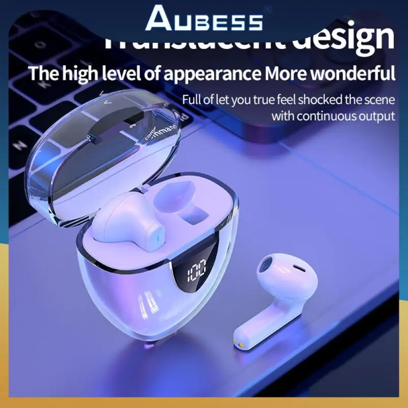 Headset Digital Displays Working Distance ≥ 10m Earphone Long Battery Life Dual Host Wireless Headset 52.00g 
Headset Digital Displays Working Distance ≥ 10m Earphone Long Battery Life Dual Host Wireless Headset 52.00g