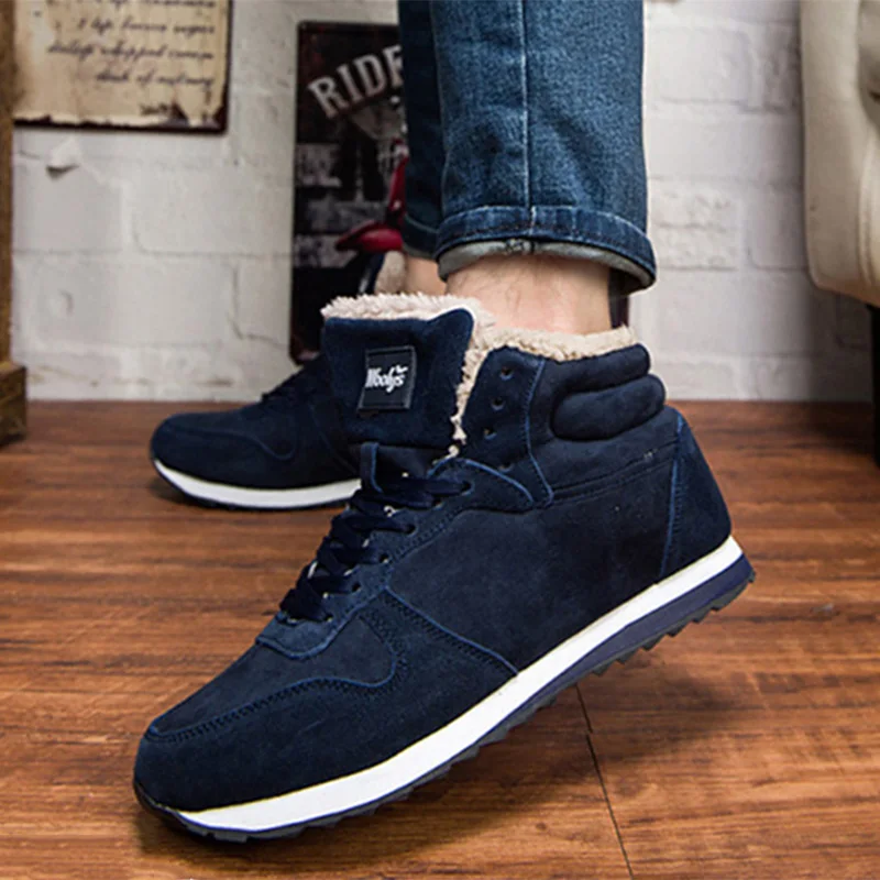 Snow Men Boots Warm Fur Men's Shoes Comfortable Men's Winter Shoes Army Men Shoe Lace-Up Ankle Boots Work Shoes Footwear
Snow Men Boots Warm Fur Men's Shoes Comfortable Men's Winter Shoes Army Men Shoe Lace-Up Ankle Boots Work Shoes Footwear