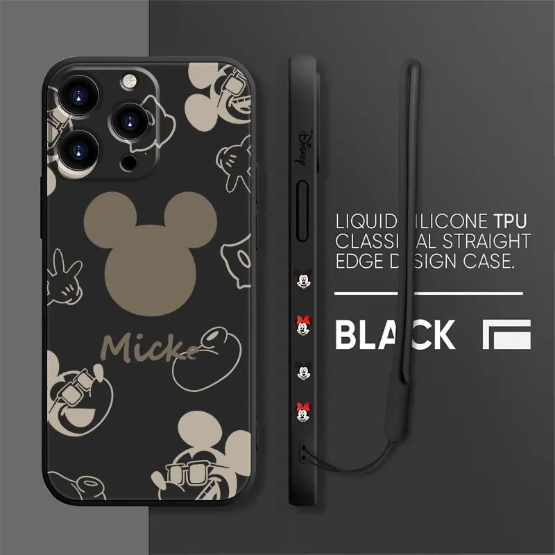 Liquid Case for Apple iPhone 13 12 11 Pro Max XS XR SE 7 8 Plus i13 8p Trend Disney Mickey Minnie Gold Line Tile Cell Soft
Liquid Case for Apple iPhone 13 12 11 Pro Max XS XR SE 7 8 Plus i13 8p Trend Disney Mickey Minnie Gold Line Tile Cell Soft