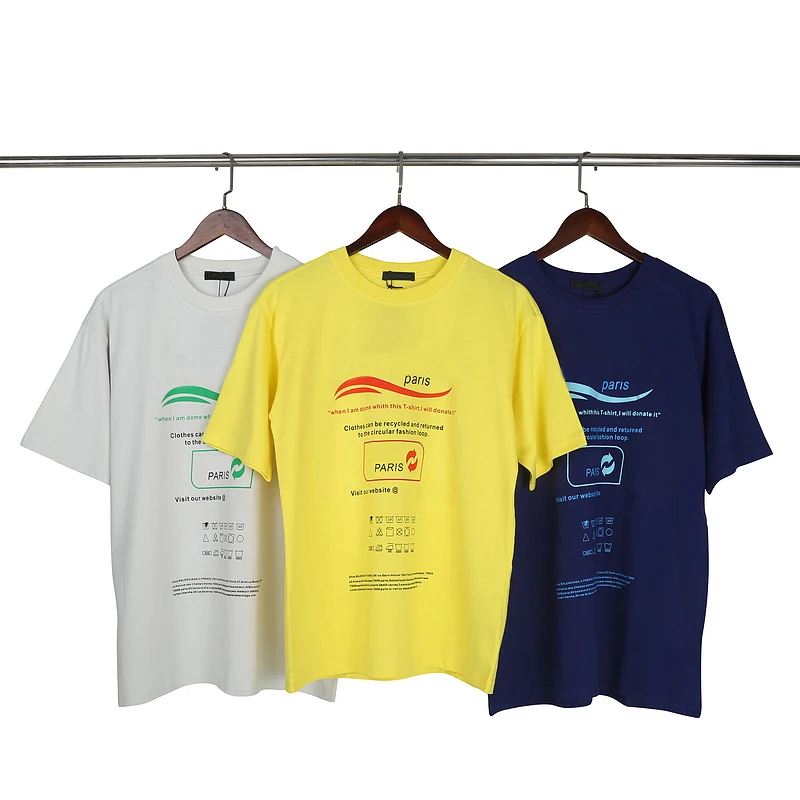 Luxury Brand Summer T-shirts Waves Logo Print High Quality Cotton T-shirt Men Women Fashion Brand Loose Top Tees
Luxury Brand Summer T-shirts Waves Logo Print High Quality Cotton T-shirt Men Women Fashion Brand Loose Top Tees