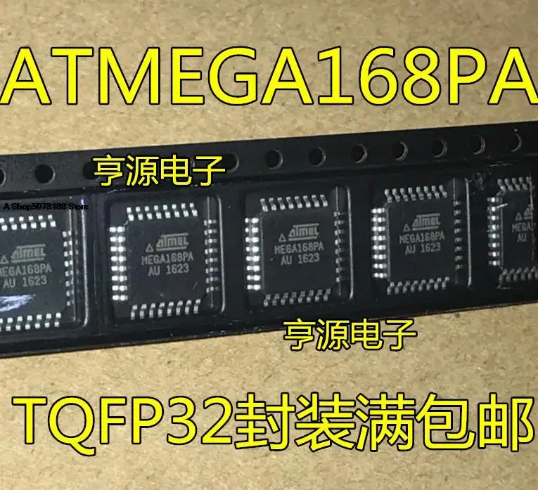 10pieces ATMEGA168PA-AU 168V-10AU 168PB-AU QFP32 ATMEGA168PA-MU QFN32 
10pieces ATMEGA168PA-AU 168V-10AU 168PB-AU QFP32 ATMEGA168PA-MU QFN32