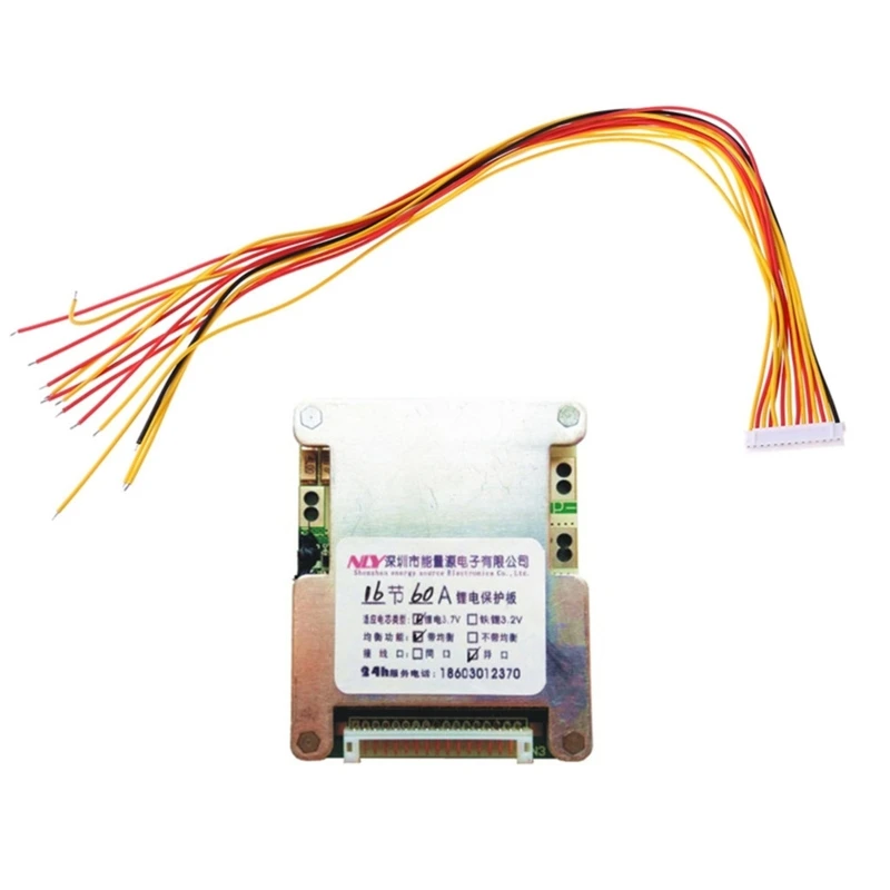 Compact Lithium- Battery for PROTECTION Battery BMS- for PROTECTION Board with Balancing 16S 60V 60A Used for Drop Shipping
Compact Lithium- Battery for PROTECTION Battery BMS- for PROTECTION Board with Balancing 16S 60V 60A Used for Drop Shipping