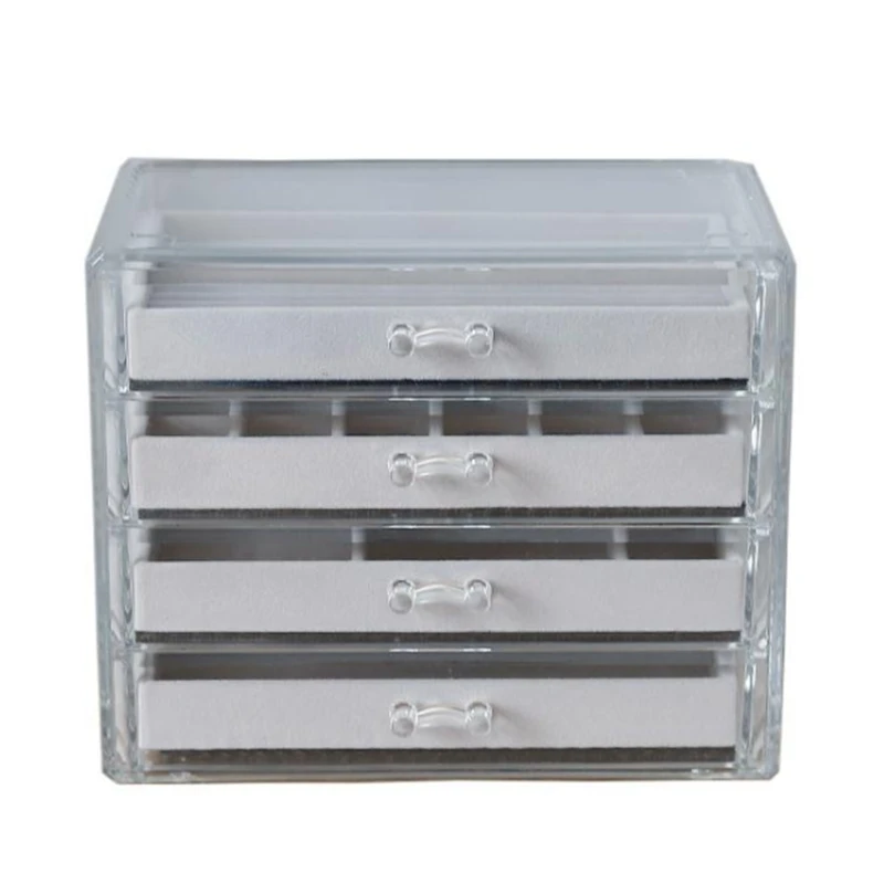 4 Drawer Jewelry Box - Detachable Partition Tray For Storing Dresser, Countertops And Countertops - Earrings, Bracelets, Necklac
4 Drawer Jewelry Box - Detachable Partition Tray For Storing Dresser, Countertops And Countertops - Earrings, Bracelets, Necklac