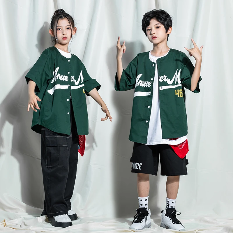 Детская Одежда для танцев в стиле хип-хоп, кардиган, рубашка, куртка-карго, короткие брюки для девочек и мальчиков, костюмы для джазовых танцев, уличная одежда, одежда для шоу
Детская Одежда для танцев в стиле хип-хоп, кардиган, рубашка, куртка-карго, короткие брюки для девочек и мальчиков, костюмы для джазовых танцев, уличная одежда, одежда для шоу