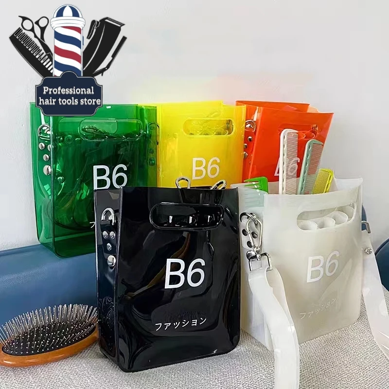 Transparent Hair Scissors Bag Barber Waterproof PVC Scissors Storage Bag With Shoulder Belt Hairdressing Tools Holder Box
Transparent Hair Scissors Bag Barber Waterproof PVC Scissors Storage Bag With Shoulder Belt Hairdressing Tools Holder Box