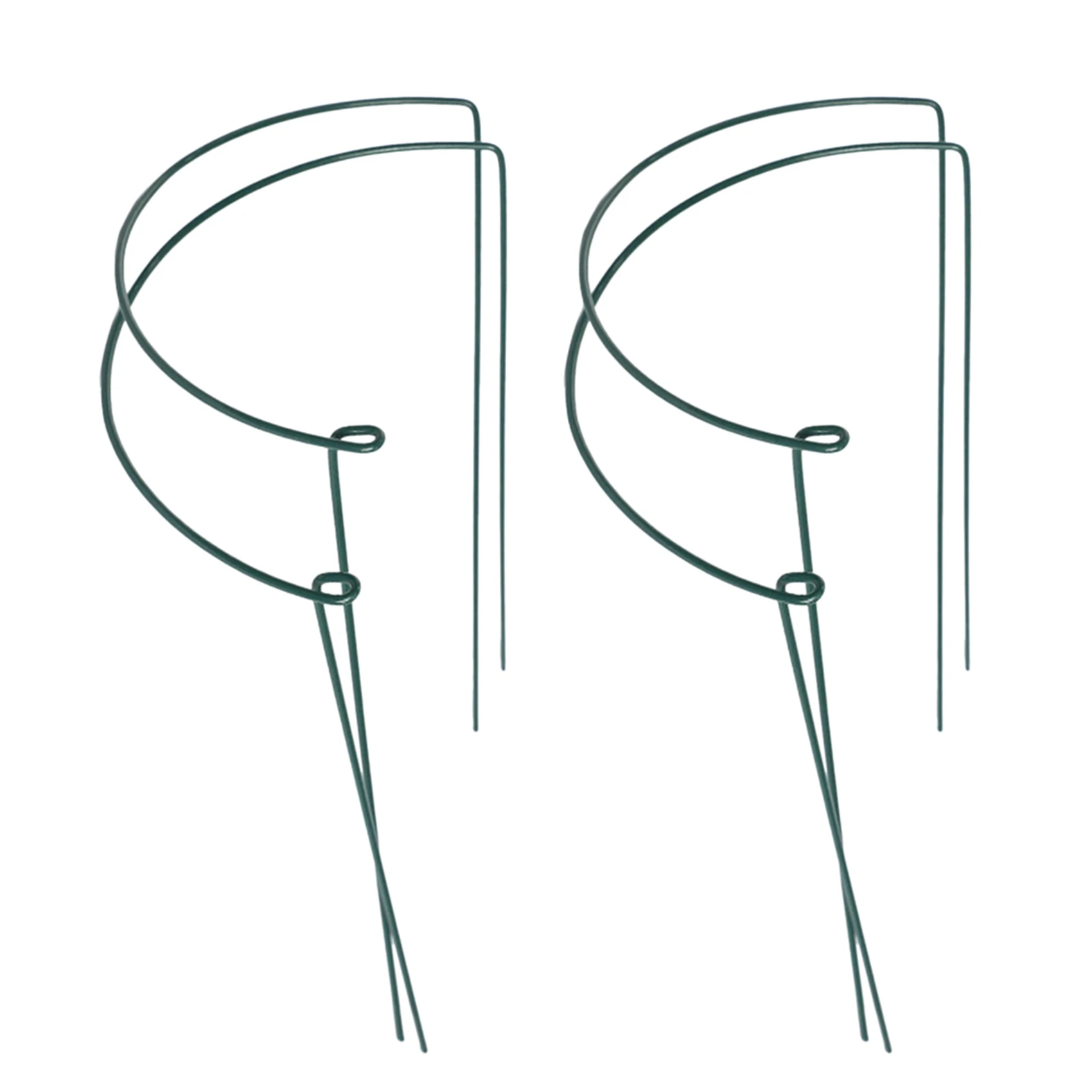 4 Pcs Plant Support Stakes Ring Cage Metal Garden Plant Stake Green Half Round Plant Support Ring Large Plant Supports
4 Pcs Plant Support Stakes Ring Cage Metal Garden Plant Stake Green Half Round Plant Support Ring Large Plant Supports