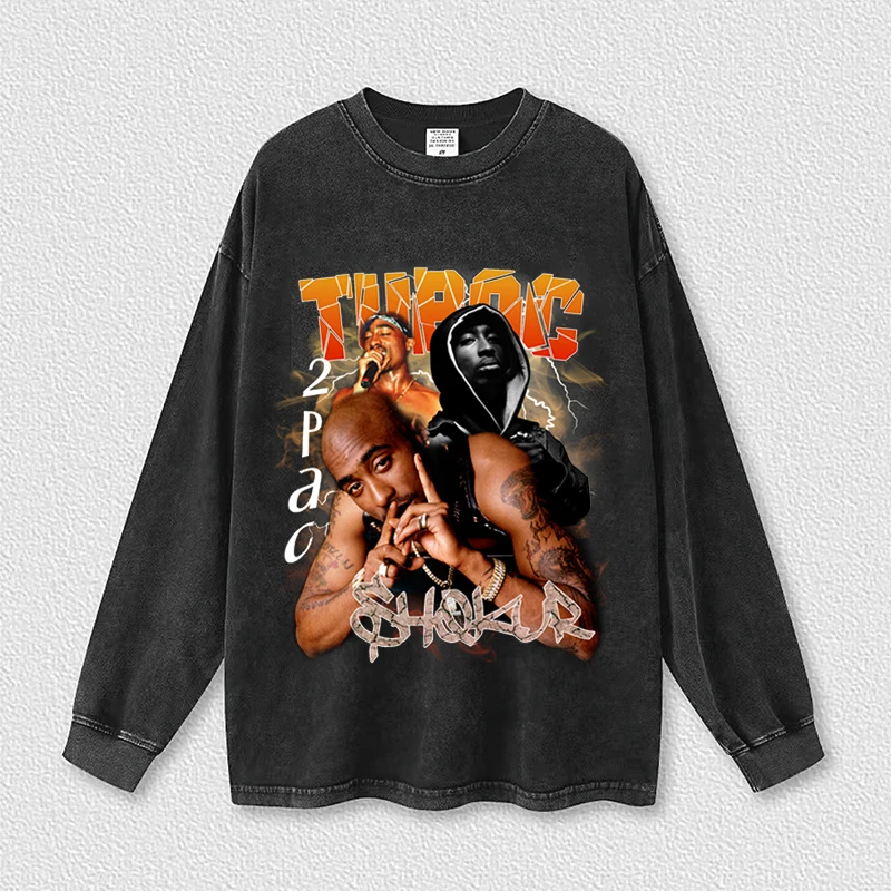 Мужская футболка с принтом TUPAC, Повседневная модная Осенняя Толстовка Оверсайз в стиле Харадзюку, 2022 
Мужская футболка с принтом TUPAC, Повседневная модная Осенняя Толстовка Оверсайз в стиле Харадзюку, 2022