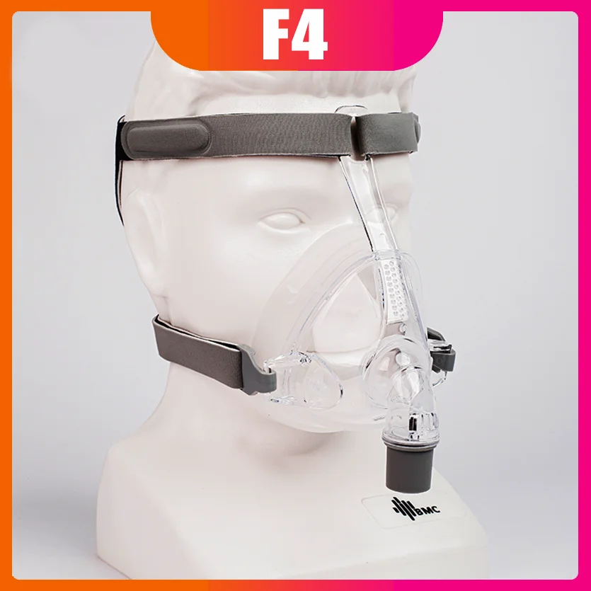 

Маска сипап на все лицо F4 для сипап-аппарата S/M/L, три размера, маски с особым эффектом для предотвращения храпа и помощи во сне