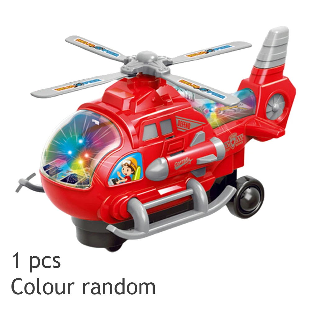 Electric Helicopter Toy Music Flashing Airplane Universal Wheel Airplane Model Children's Educational Toy Gift Color Random
Electric Helicopter Toy Music Flashing Airplane Universal Wheel Airplane Model Children's Educational Toy Gift Color Random