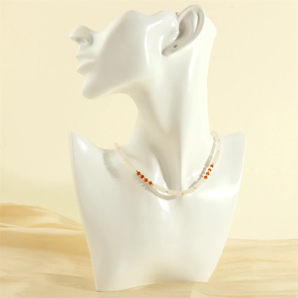 Vintage Charm Natural Stone Beads Necklace 2023 New Accessories Handmade Fashion Clavicle Chain Bohemian Jewelry Gifts Wholesale
Vintage Charm Natural Stone Beads Necklace 2023 New Accessories Handmade Fashion Clavicle Chain Bohemian Jewelry Gifts Wholesale