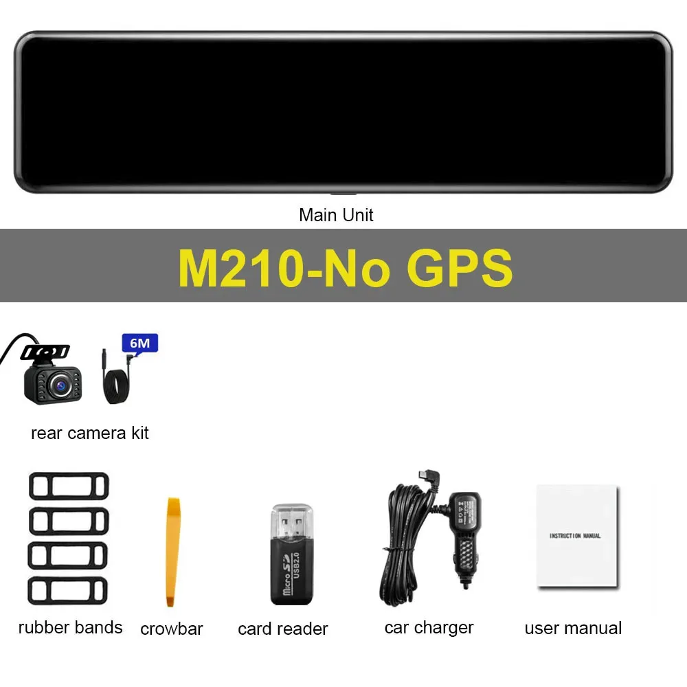 Зеркало-видеорегистратор HGDO M210 4K SONY, Автомобильная камера заднего вида с GPS, Wi-Fi, ночным видением
Зеркало-видеорегистратор HGDO M210 4K SONY, Автомобильная камера заднего вида с GPS, Wi-Fi, ночным видением