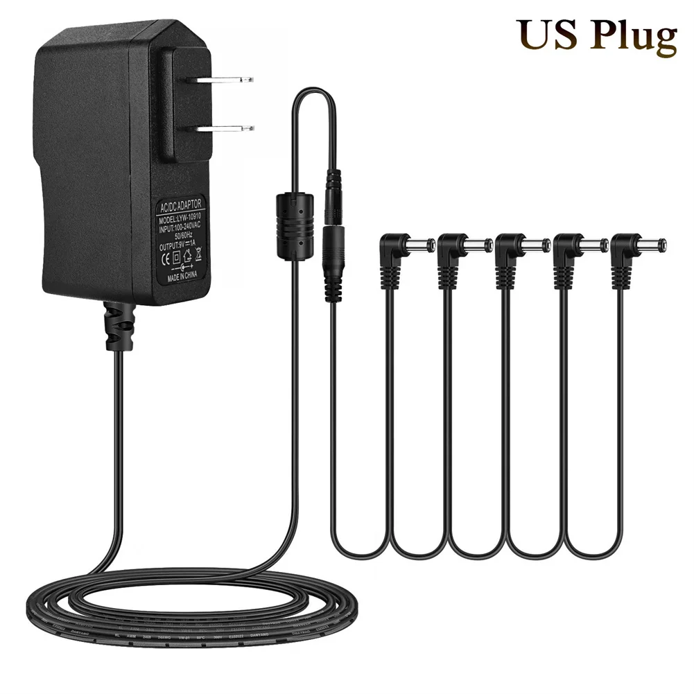 1set Guitar Effects Pedal Power Supply Adapter 5 Way Daisy Chain Cord 9V DC 6.6 Ft (2m) Cord Length Hot Sale Guitar Parts
1set Guitar Effects Pedal Power Supply Adapter 5 Way Daisy Chain Cord 9V DC 6.6 Ft (2m) Cord Length Hot Sale Guitar Parts