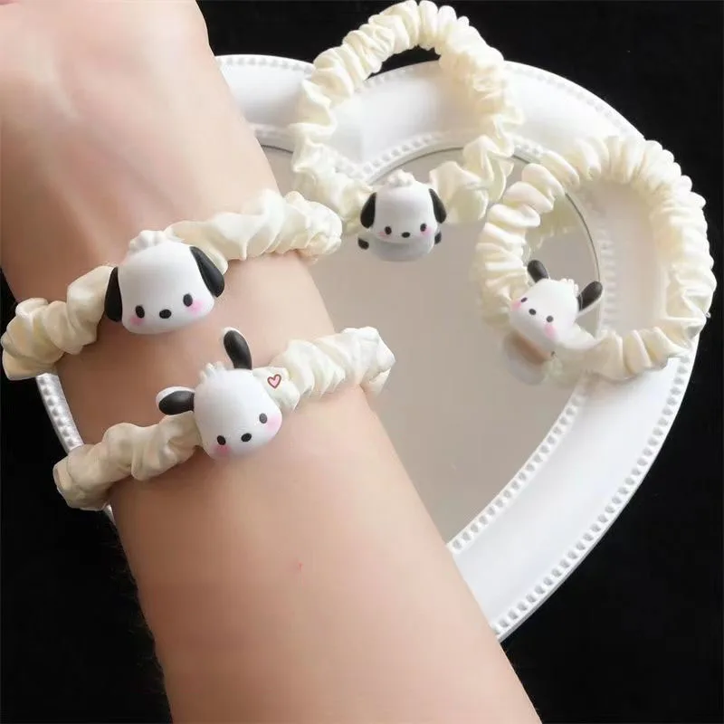 2Pcs/Set Kawaii Sanrioed Accessories Pochacco Cartoon Cute Plush Doll Girl Heart Hair Ring Simple Hair Rope Gifts for Girls
2Pcs/Set Kawaii Sanrioed Accessories Pochacco Cartoon Cute Plush Doll Girl Heart Hair Ring Simple Hair Rope Gifts for Girls