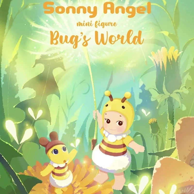 

Sonny Angel Bug World Blind Box Decoration Creative Hand Action Figure Cute Little Bee Toy Angel Doll Car Decoration Collection