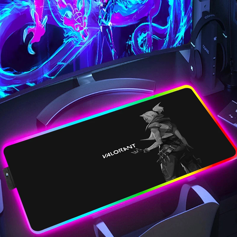 RGB Valorant Large Mouse Pad Anime Backlight Desk Protector Pc Accessories Backlit Mat Gamer Keyboard Gaming Cute Mousepad Xxl
RGB Valorant Large Mouse Pad Anime Backlight Desk Protector Pc Accessories Backlit Mat Gamer Keyboard Gaming Cute Mousepad Xxl