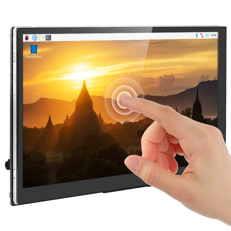 7 Inch Raspberry Pi 4 Touch Screen IPS Capacitive Display 1024*600 LCD Bracket for Raspberry Pi 4 Model B 3B+ 3B Jetson Nano
7 Inch Raspberry Pi 4 Touch Screen IPS Capacitive Display 1024*600 LCD Bracket for Raspberry Pi 4 Model B 3B+ 3B Jetson Nano