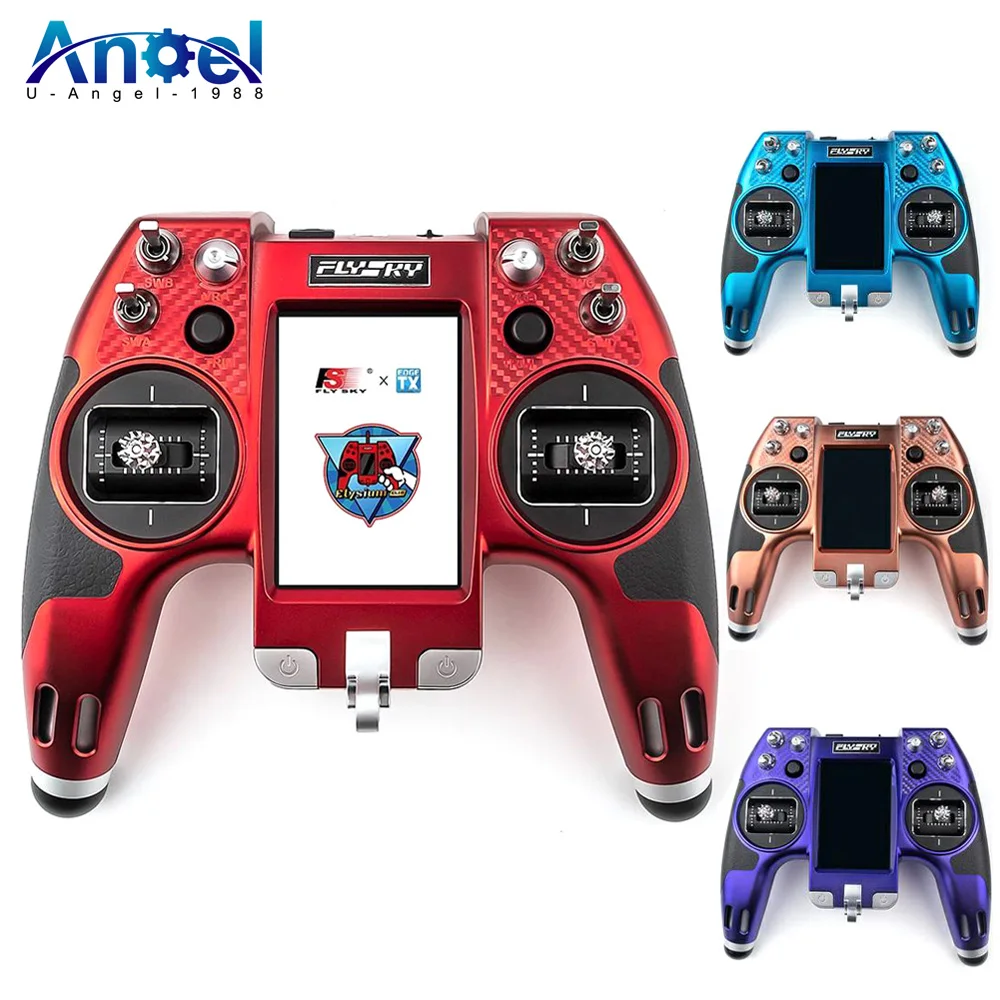 Радиопередатчик Flysky EL18 2,4G AFHDS3 EdgeTX, 3,5 дюйма, сенсорный экран, CNC Hall Gimabl TMR приемник для радиоуправляемого самолета FPV дрона
Радиопередатчик Flysky EL18 2,4G AFHDS3 EdgeTX, 3,5 дюйма, сенсорный экран, CNC Hall Gimabl TMR приемник для радиоуправляемого самолета FPV дрона