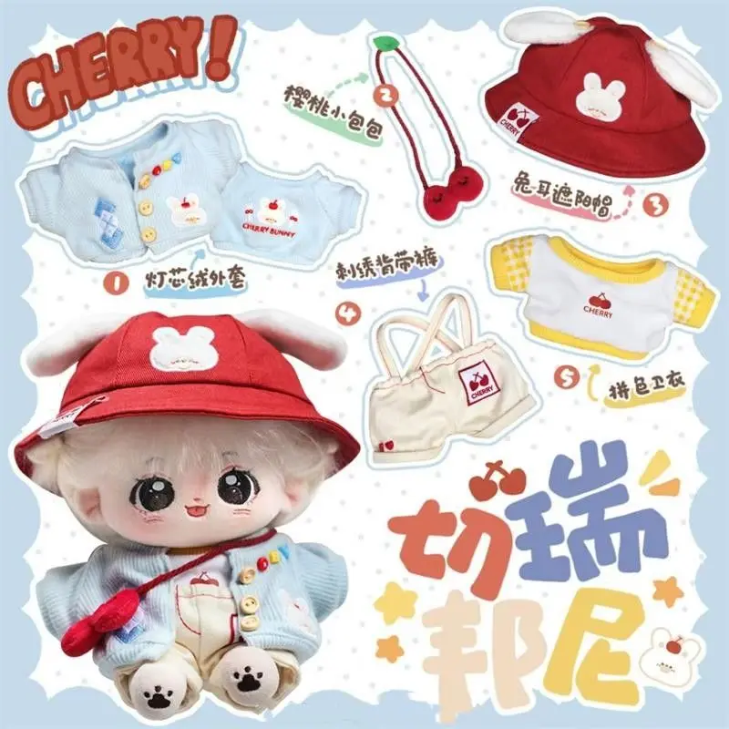 1 Set 20cm Doll Clothes Set Mini Overalls Hat Suits For Cotton Stuffed Dolls Toys Accessories Idol Doll Headwear Clothes Suit
1 Set 20cm Doll Clothes Set Mini Overalls Hat Suits For Cotton Stuffed Dolls Toys Accessories Idol Doll Headwear Clothes Suit
