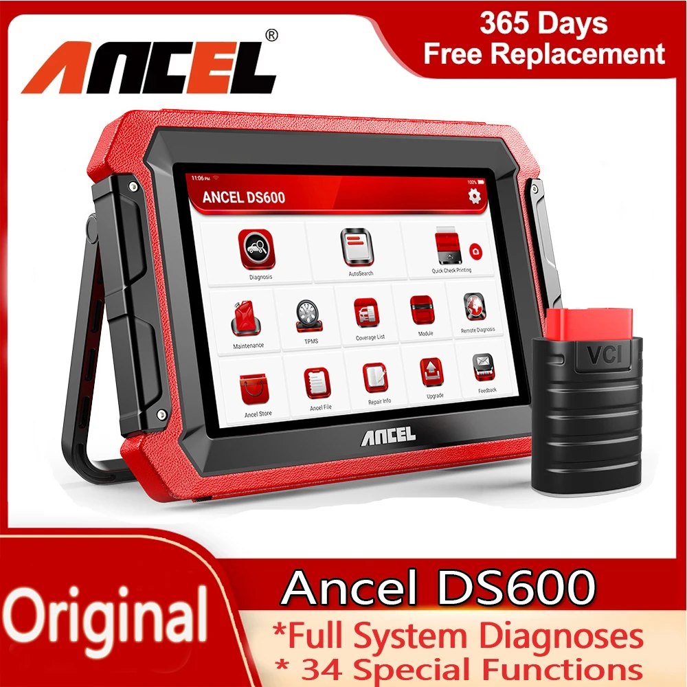 Профессиональный сканер Ancel DS600 OBD2, двунаправленный диагностический инструмент с функцией программирования Vcds ECU, DPF TPMS IMMO AF настройки
Профессиональный сканер Ancel DS600 OBD2, двунаправленный диагностический инструмент с функцией программирования Vcds ECU, DPF TPMS IMMO AF настройки