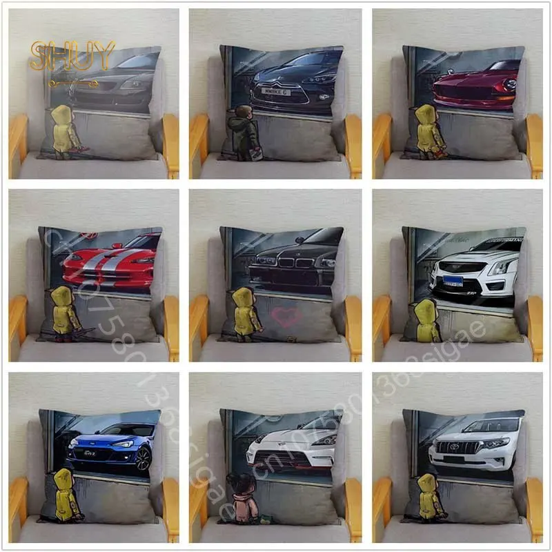 Car Pattern Pillow Case Office Waist Throw Pillowslip Home Sofa Decorative Bed Teen Room Decor Cushion Cover Square Pillowcase
Car Pattern Pillow Case Office Waist Throw Pillowslip Home Sofa Decorative Bed Teen Room Decor Cushion Cover Square Pillowcase
