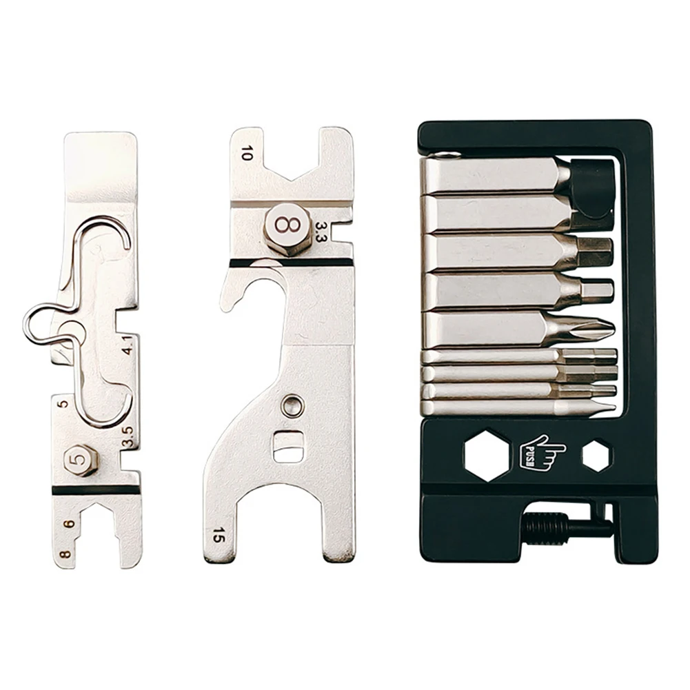 Bicycle Repair Tool Set Chain Remover Spoke Wrench Multi-tool Set Multifunctional Folding Tools Cycling Repair Accessories
Bicycle Repair Tool Set Chain Remover Spoke Wrench Multi-tool Set Multifunctional Folding Tools Cycling Repair Accessories