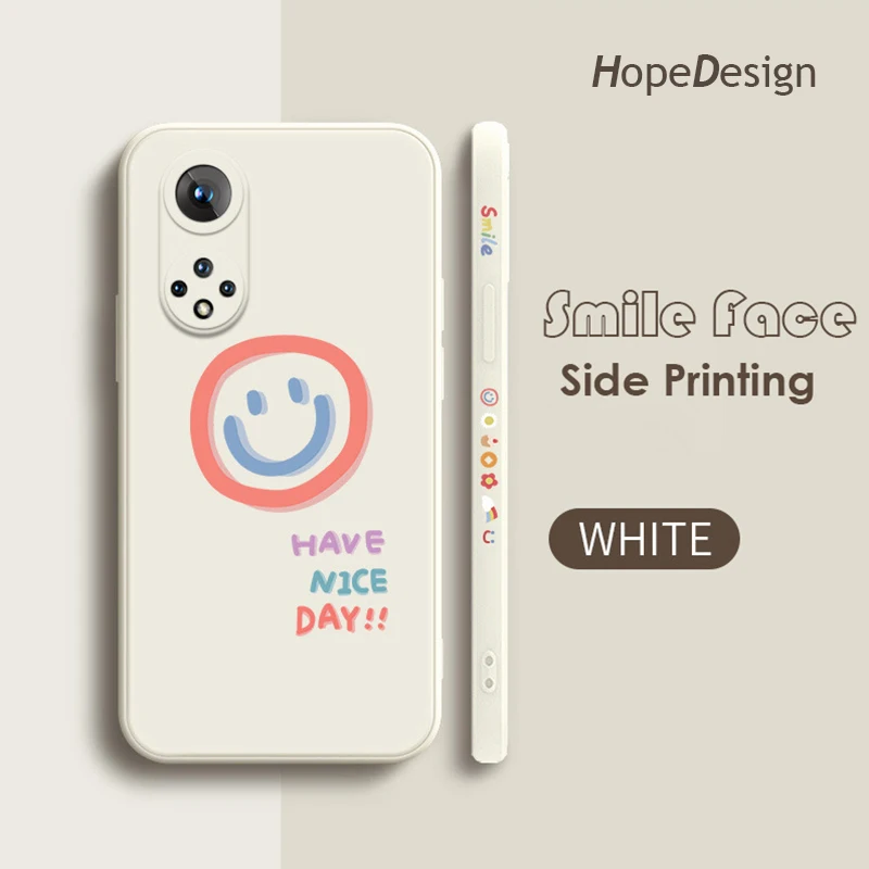 Liquid Silicone Phone Case For Huawei Honor 70 60 60SE 50 50SE 30s 30i 20s 10 Pro Plus 8X 9X Soft Shockproof Smile Face Cover 
Liquid Silicone Phone Case For Huawei Honor 70 60 60SE 50 50SE 30s 30i 20s 10 Pro Plus 8X 9X Soft Shockproof Smile Face Cover