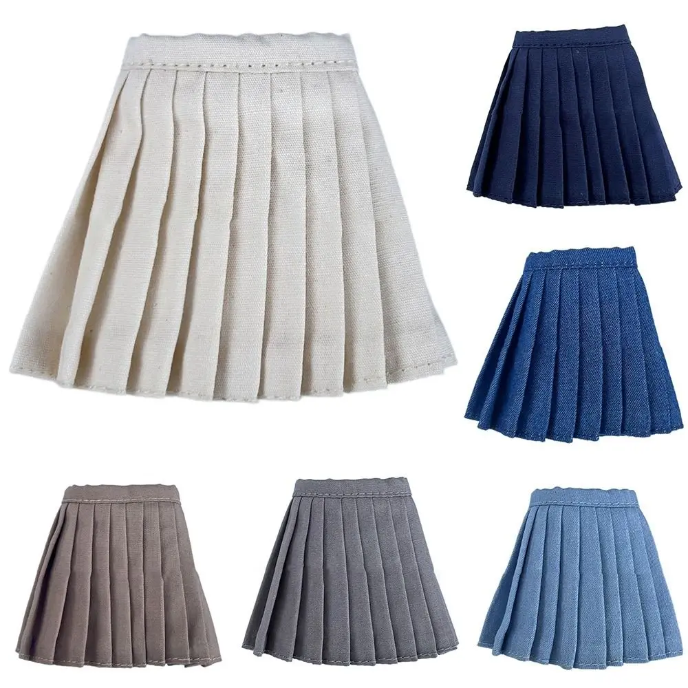 For OB11 obitsu24 Clothes Fashion Denim Skirt High Waist Pleated Skirt For 30CM Dolls Accessories 1/12 Dolls A-line Skirts Toys
For OB11 obitsu24 Clothes Fashion Denim Skirt High Waist Pleated Skirt For 30CM Dolls Accessories 1/12 Dolls A-line Skirts Toys