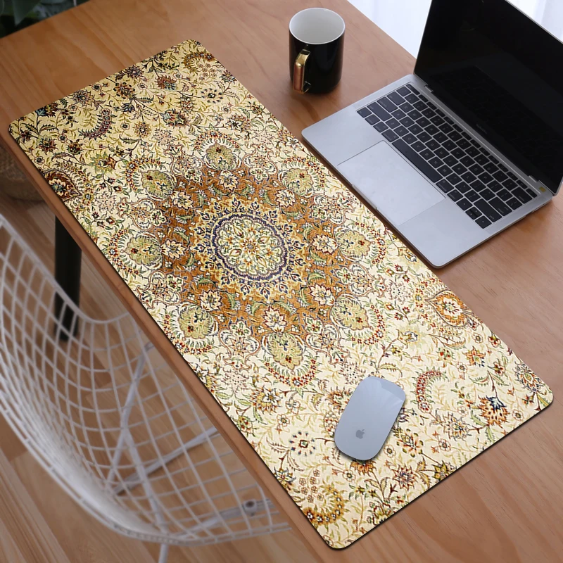 

Mousepad Gamer Persian Carpet Gaming Pad Pc Cabinet Games Desk Mat Mouse Mats Computer Desks Keyboard Accessories Office Anime