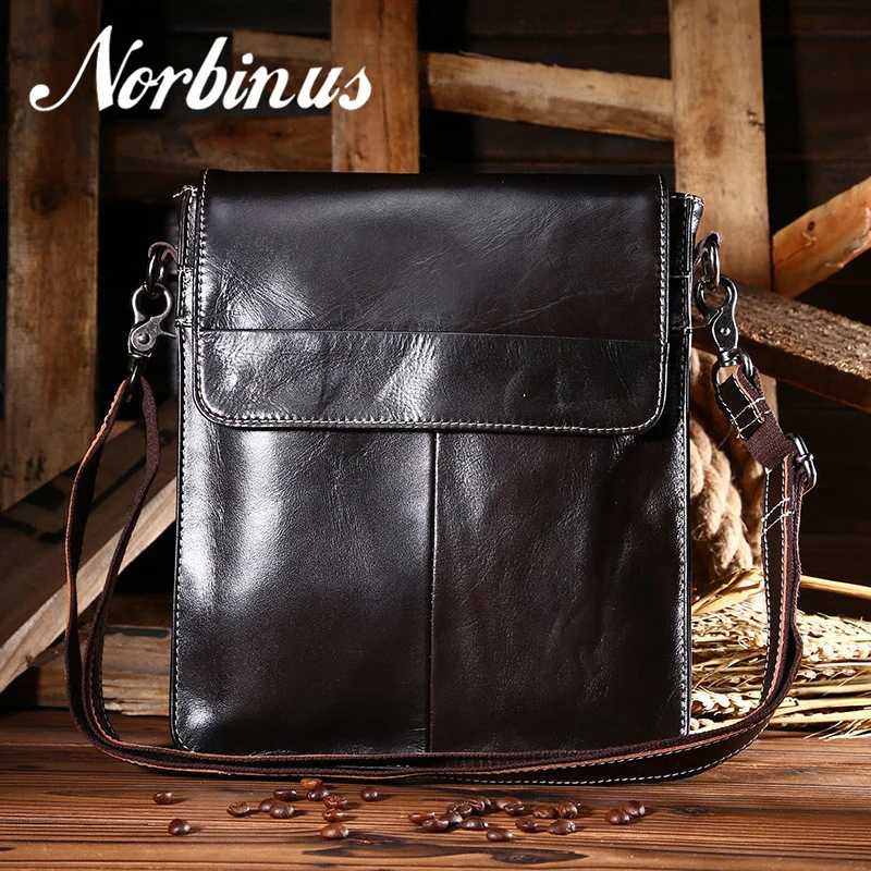 Norbinus Men Shoulder Bag Messenger Bags Cowhide Bag for Men Leather Handbags Business Briefcase Pouch
Norbinus Men Shoulder Bag Messenger Bags Cowhide Bag for Men Leather Handbags Business Briefcase Pouch