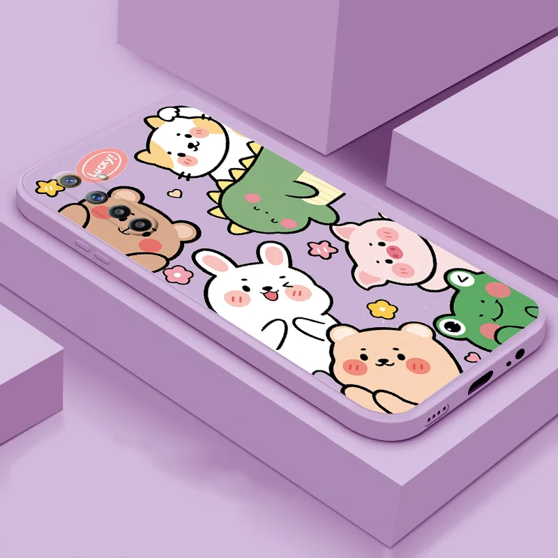 Cute Cartoon Case For OPPO Realme 5 6 7 8 Pro 7i 5G Cover Liquid Silicone Case Straight Side Shell For OPPO Realme 5 6 7 Case
Cute Cartoon Case For OPPO Realme 5 6 7 8 Pro 7i 5G Cover Liquid Silicone Case Straight Side Shell For OPPO Realme 5 6 7 Case