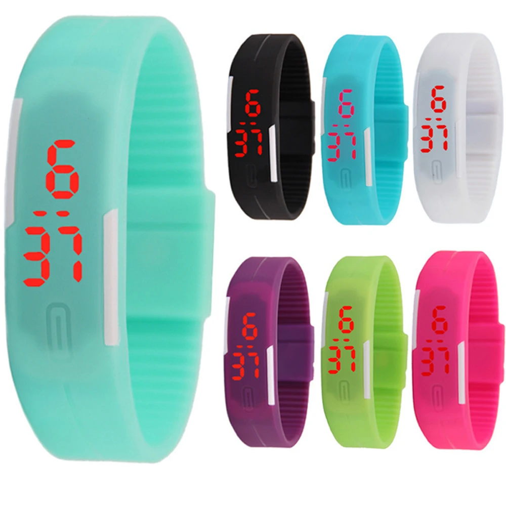 2021 Candy Color Men's Women's Watch Rubber LED Kids Watches Date Bracelet Digital Sports Wristwatch for Student
2021 Candy Color Men's Women's Watch Rubber LED Kids Watches Date Bracelet Digital Sports Wristwatch for Student