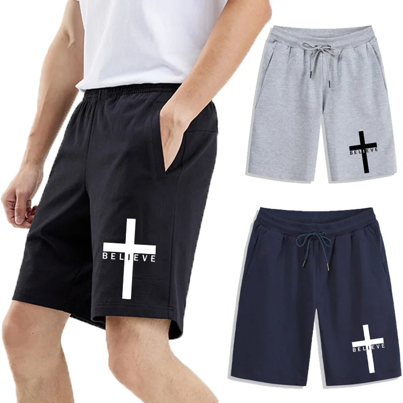Новинка весна-лето 2022, мужские спортивные брюки с логотипом Christian Cross Believe, модные Универсальные пять брюк, 3 цвета
Новинка весна-лето 2022, мужские спортивные брюки с логотипом Christian Cross Believe, модные Универсальные пять брюк, 3 цвета