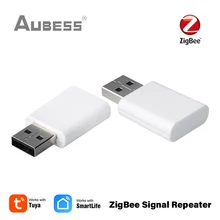 Tuya ZigBee Signal Repeater Zigbee USB Extender For Zigbee Sensors Expand 20-30M Compatible ZigBee Gateway Via Smart Life App