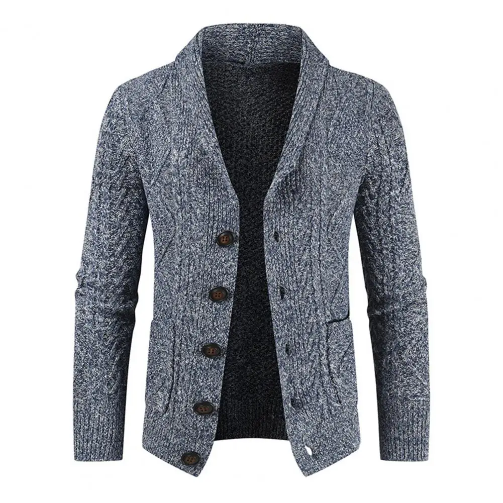Men Winter Coat Cardigan Knitted Long Sleeve Single-breasted Solid Color Keep Warm Buttons Casual Autumn Sweater Coat
Men Winter Coat Cardigan Knitted Long Sleeve Single-breasted Solid Color Keep Warm Buttons Casual Autumn Sweater Coat