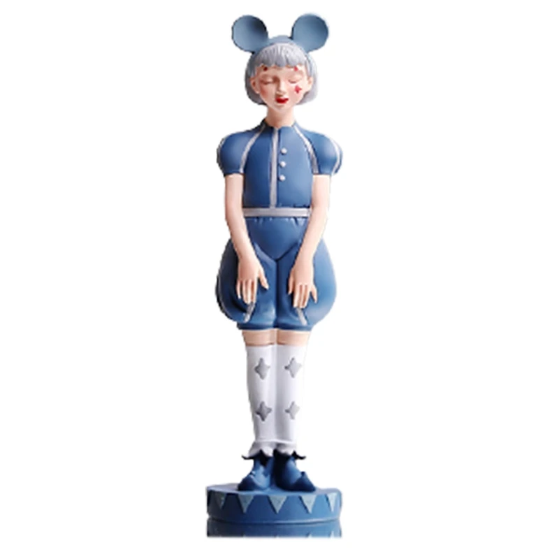 Nordic Statue Circus Girl Resin Sculpture Handicraft Decoration Porch Living Room TV Cabinet Desktop Decoration 
Nordic Statue Circus Girl Resin Sculpture Handicraft Decoration Porch Living Room TV Cabinet Desktop Decoration