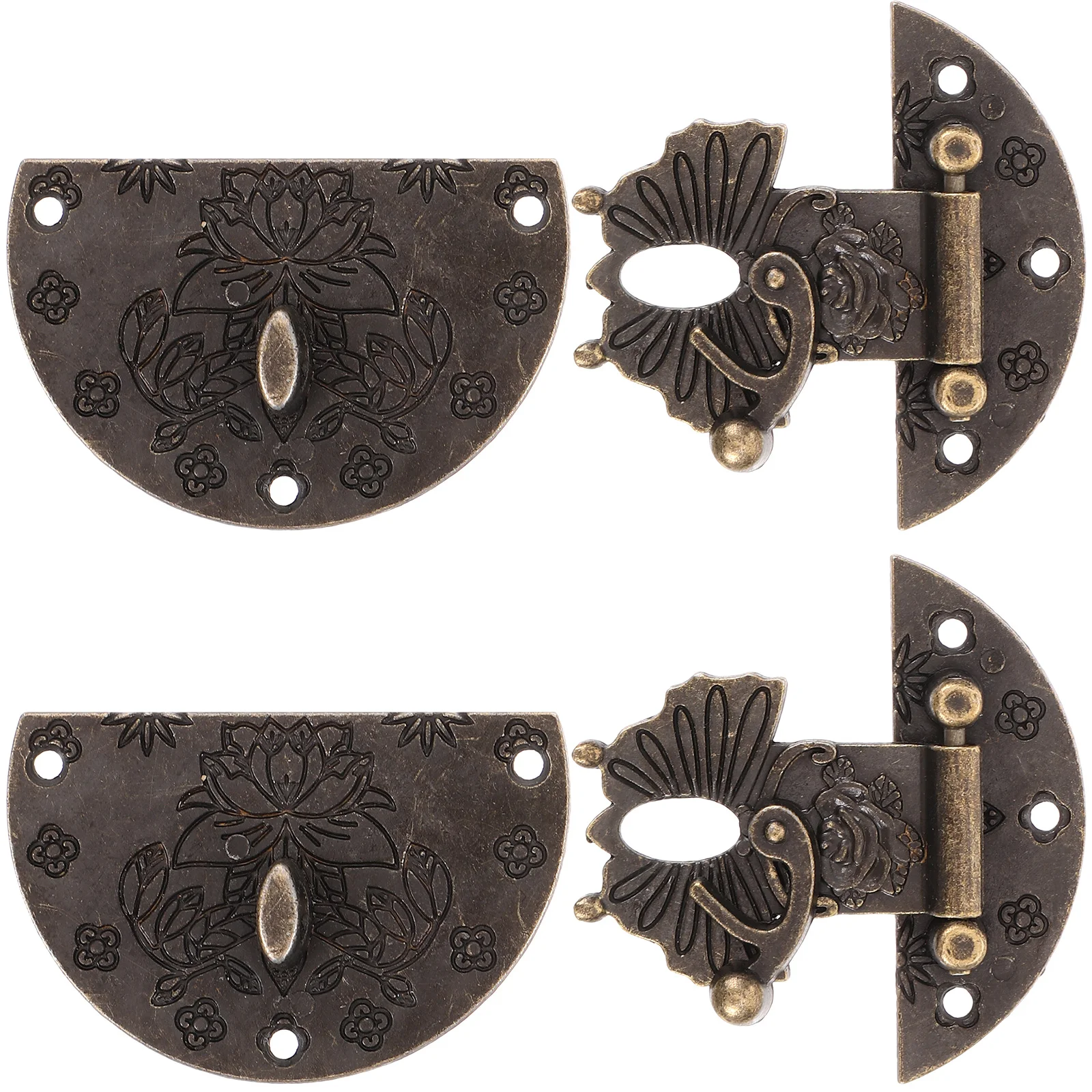 2 pcs Vintage Jewelry Case Hasp Wooden Box Hasp Buckle Decorative Gift Box Hasp Locks
2 pcs Vintage Jewelry Case Hasp Wooden Box Hasp Buckle Decorative Gift Box Hasp Locks