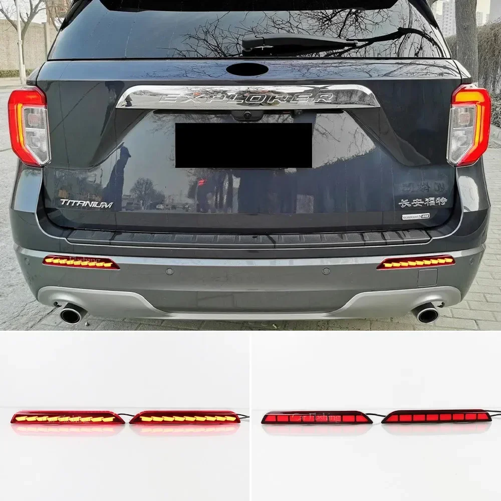 Новый! Автомобильный светодиодный бампер для Ford Explorer 2019 2020 2021 2022 задний