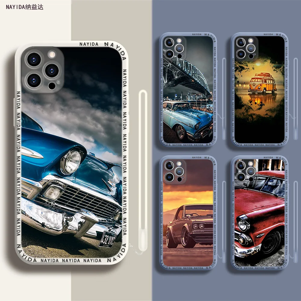 Soft Silicone Phone Case For iPhone 14 13 11 12 Mini Pro Max XS XR X Blue Lanyard Cover Retro Tractors Car
Soft Silicone Phone Case For iPhone 14 13 11 12 Mini Pro Max XS XR X Blue Lanyard Cover Retro Tractors Car