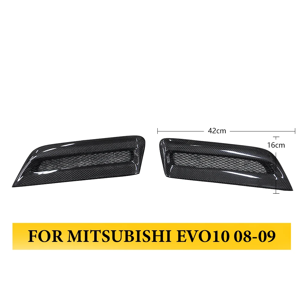 For Mitsubishi Lancer EVO10 2008-2009 Carbon Fiber H2 Style Bonnet Intake Side Intakes Car Styling
For Mitsubishi Lancer EVO10 2008-2009 Carbon Fiber H2 Style Bonnet Intake Side Intakes Car Styling