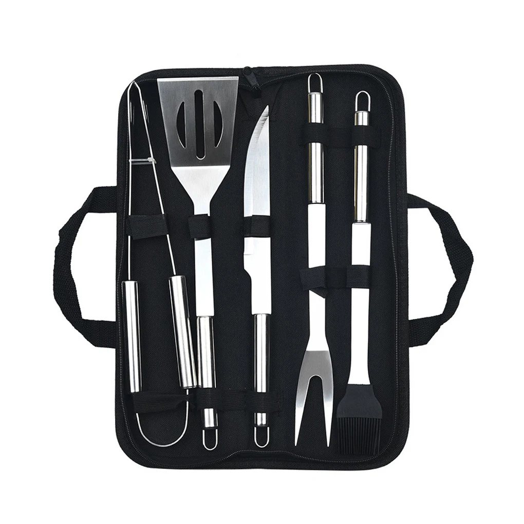 Barbecue Grill Tools Stainless Steel Outdoor Handheld BBQ Grilling Fork Tong Reusable Picnic with Storage Bag 9PCS
Barbecue Grill Tools Stainless Steel Outdoor Handheld BBQ Grilling Fork Tong Reusable Picnic with Storage Bag 9PCS