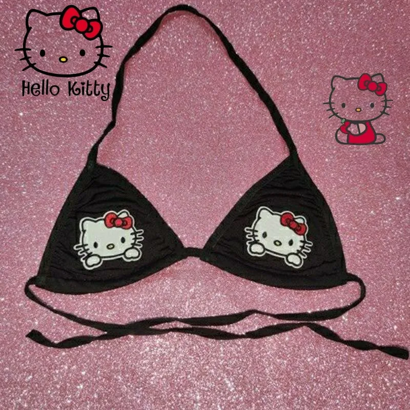 Милый мультяшный бюстгальтер Hellokitty, жилет на спине, ультратонкое нижнее белье с чашкой Y2K, аниме КТ, халтер, красивая спина, Пляжное сексуальное бикини, подарок для девушки
Милый мультяшный бюстгальтер Hellokitty, жилет на спине, ультратонкое нижнее белье с чашкой Y2K, аниме КТ, халтер, красивая спина, Пляжное сексуальное бикини, подарок для девушки