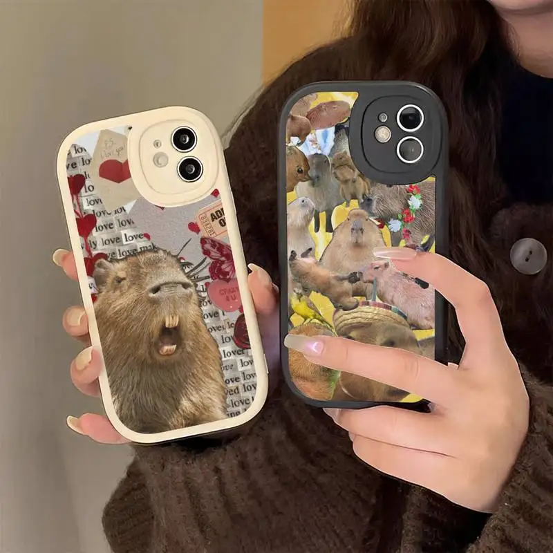 Capybara Cute Animal Phone Case for iPhone 13 12 11 14 Pro Max Xs X Xr 7 8 Plus Se 2022 Hard Leather silicone Cover
Capybara Cute Animal Phone Case for iPhone 13 12 11 14 Pro Max Xs X Xr 7 8 Plus Se 2022 Hard Leather silicone Cover