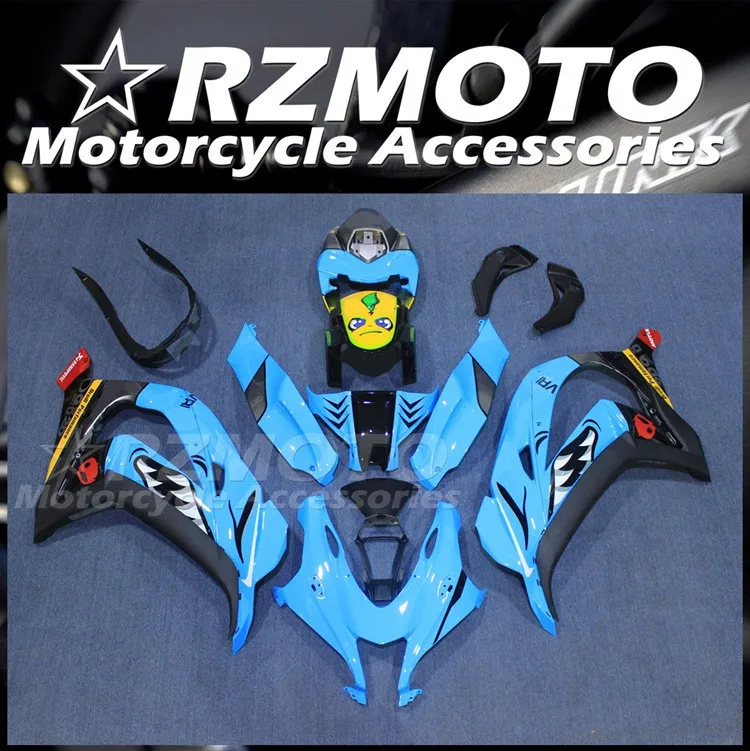 Injection Mold New ABS Fairings Kit Fit for Kawasaki Ninja ZX-10R ZX10R 2016 2017 2018 2019 117 18 19 Bodywork Set Sky Blue
Injection Mold New ABS Fairings Kit Fit for Kawasaki Ninja ZX-10R ZX10R 2016 2017 2018 2019 117 18 19 Bodywork Set Sky Blue