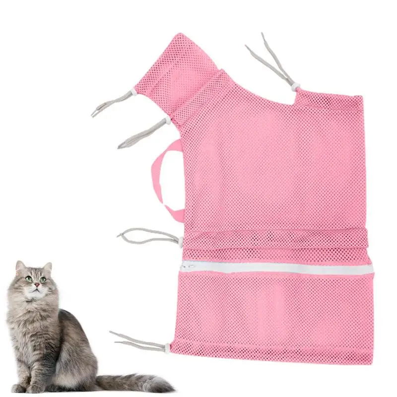 Cat Bathing Bag Anti Scratch Cat Grooming Bag Bathing Polyester Soft Cat Washing Bag For Nail Trimming Medicine Taking 
Cat Bathing Bag Anti Scratch Cat Grooming Bag Bathing Polyester Soft Cat Washing Bag For Nail Trimming Medicine Taking