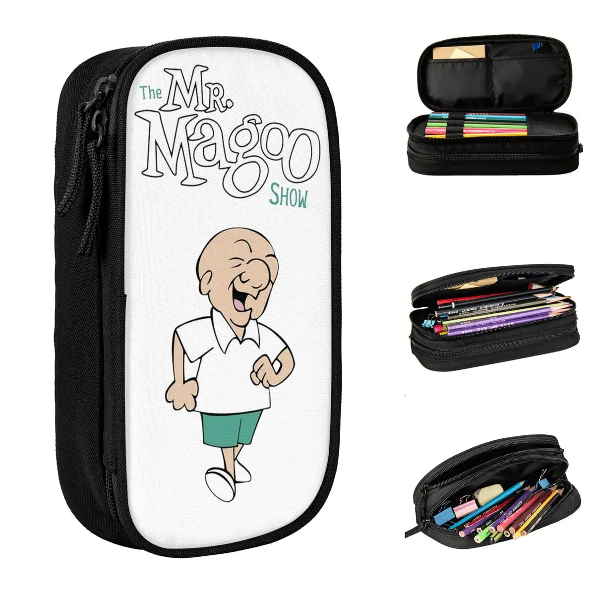 Mr. Magoo ретро аксессуары с героями мультфильмов пенал большой емкости офисные